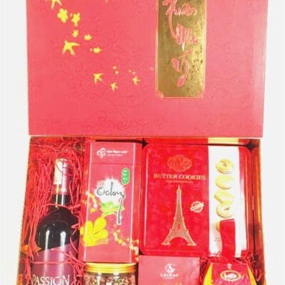 Hộp Quà Tết Đỏ NHƯ Ý 1