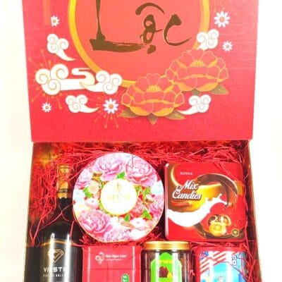 Hộp Quà Tết Đỏ NHƯ Ý 1