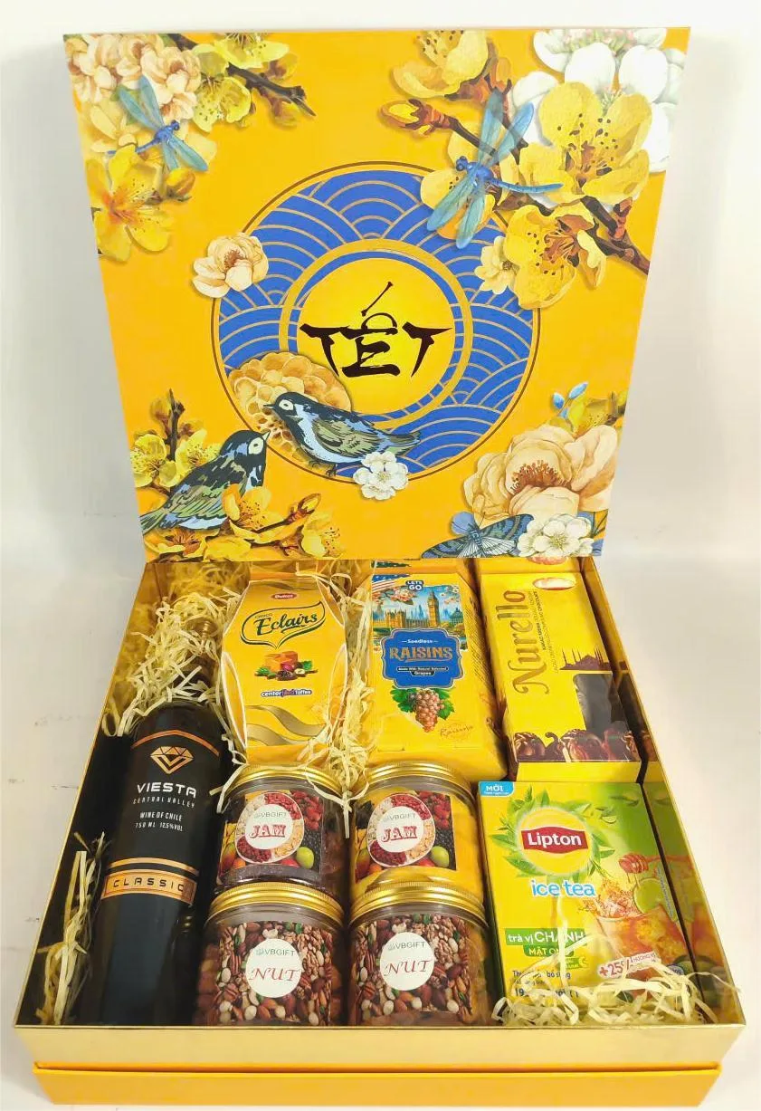 Hộp Quà Tết Giấy Tân Niên 1