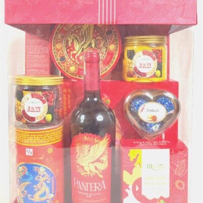 Hộp Quà Tết Mica Đỏ 1