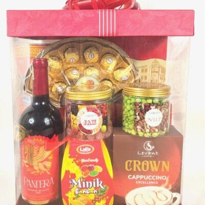 Hộp Quà Tết Mica Đỏ 1