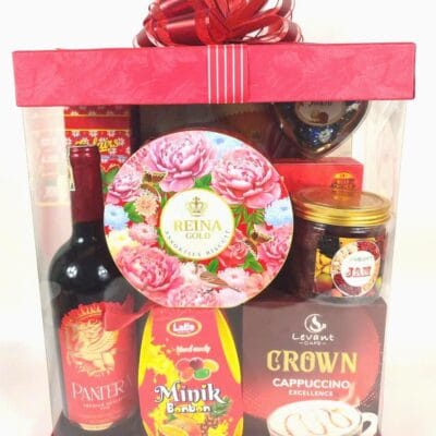 Hộp Quà Tết Mica Đỏ 1