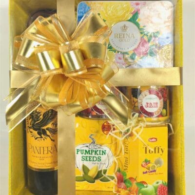 Khay Quà Tết Gỗ Vàng 1