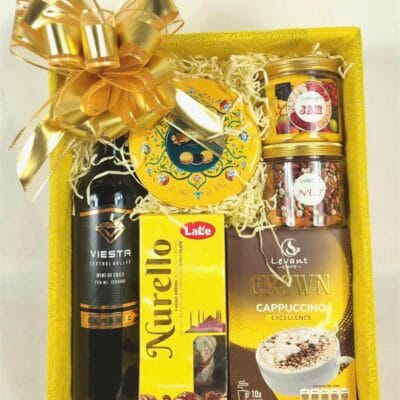 Khay Quà Tết Gỗ Vàng 1